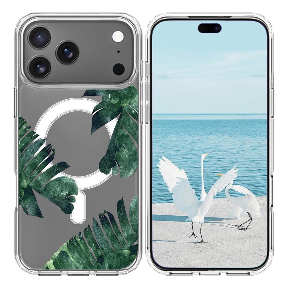 EIDERWOOD iPhone 17 Pro Max Hybrid Plastik Mobil Cover – MagSafe Kompatibel – Jungleblade