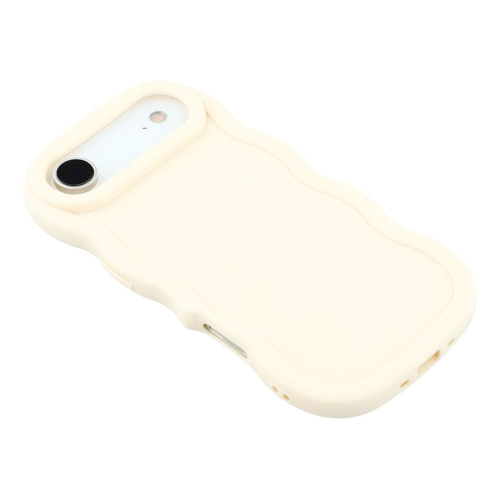 iPhone Air - EIDERWOOD Fleksibelt Plastik Wavy Bagside Cover - Hvid