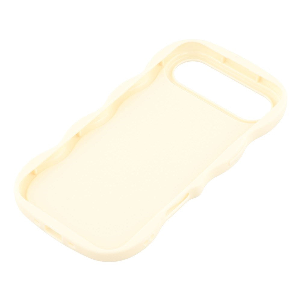 iPhone Air - EIDERWOOD Fleksibelt Plastik Wavy Bagside Cover - Hvid