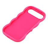 iPhone Air - EIDERWOOD Fleksibelt Plastik Wavy Bagside Cover - Pink