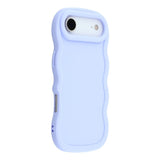 iPhone Air - EIDERWOOD Fleksibelt Plastik Wavy Bagside Cover - Lilla