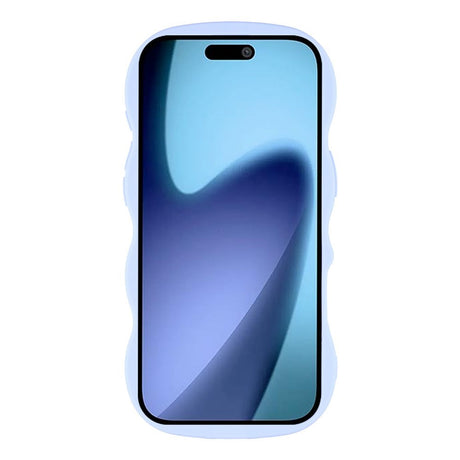 iPhone Air - EIDERWOOD Fleksibelt Plastik Wavy Bagside Cover - Lilla
