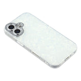 iPhone 17 - EIDERWOOD Hybrid Cover m. Kameralinsebeskyttelse - Perlemorsmønster / Hvid