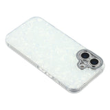 iPhone 17 - EIDERWOOD Hybrid Cover m. Kameralinsebeskyttelse - Perlemorsmønster / Hvid