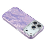 iPhone 17 Pro - EIDERWOOD Hybrid Cover m. Kameralinsebeskyttelse - Rynket Mønster / Lilla