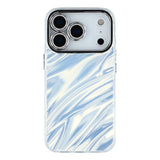iPhone 17 Pro Max - EIDERWOOD Hybrid Cover m. Kameralinsebeskyttelse - Bølget Mønster / Sølv