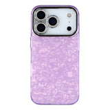 iPhone 17 Pro Max - EIDERWOOD Hybrid Cover m. Kameralinsebeskyttelse - Perlemorsmønster / Lilla
