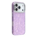 iPhone 17 Pro Max - EIDERWOOD Hybrid Cover m. Kameralinsebeskyttelse - Perlemorsmønster / Lilla