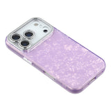 iPhone 17 Pro Max - EIDERWOOD Hybrid Cover m. Kameralinsebeskyttelse - Perlemorsmønster / Lilla