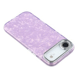 iPhone Air - EIDERWOOD Hybrid Cover m. Kameralinsebeskyttelse - Perlemorsmønster / Lilla