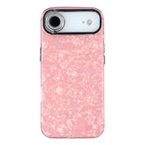 iPhone Air - EIDERWOOD Hybrid Cover m. Kameralinsebeskyttelse - Perlemorsmønster / Lyserød