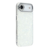 iPhone Air - EIDERWOOD Hybrid Cover m. Kameralinsebeskyttelse - Perlemorsmønster / Hvid