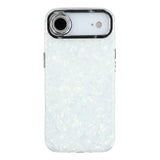 iPhone Air - EIDERWOOD Hybrid Cover m. Kameralinsebeskyttelse - Perlemorsmønster / Hvid