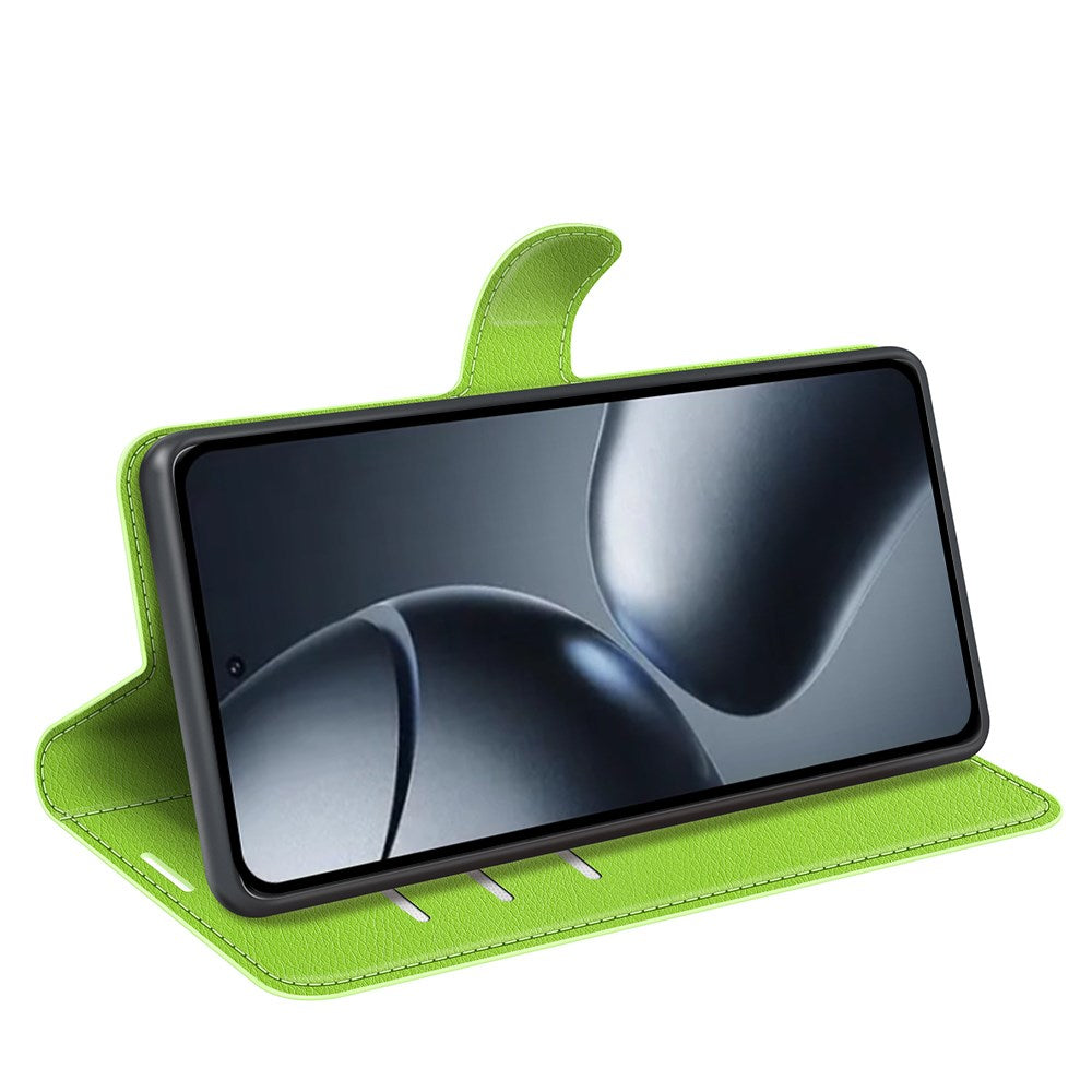 Xiaomi 15T Pro EIDERWOOD Kunstlæder Flipcover m. Pung & Ståfunktion - Lyserød