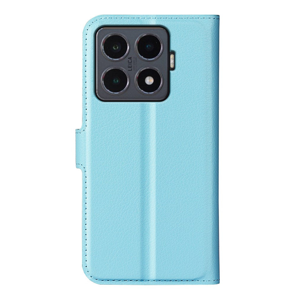 Xiaomi 15T Pro EIDERWOOD Kunstlæder Flipcover m. Pung & Ståfunktion - Blå