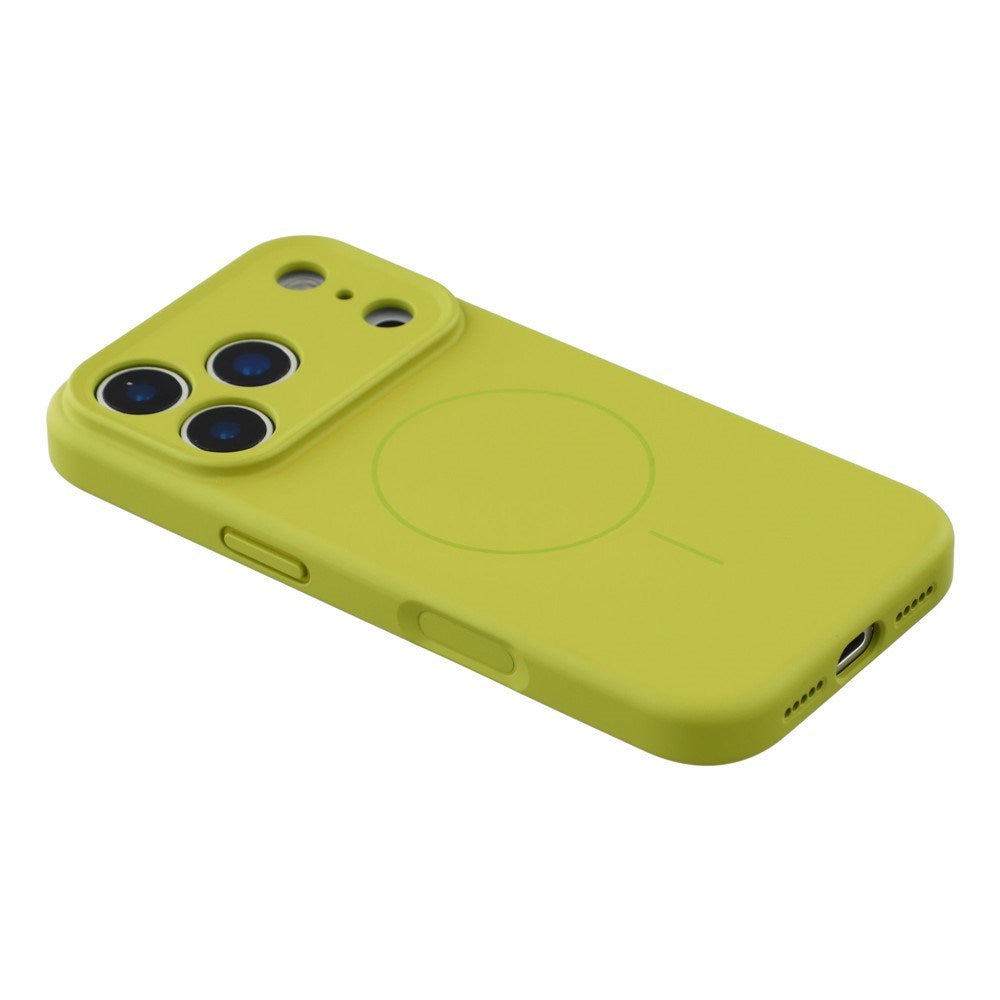 EIDERWOOD iPhone 17 Pro Max Fleksibelt Plastik Mobil Cover m. Foret Inderside - MagSafe Kompatibel - Grøn