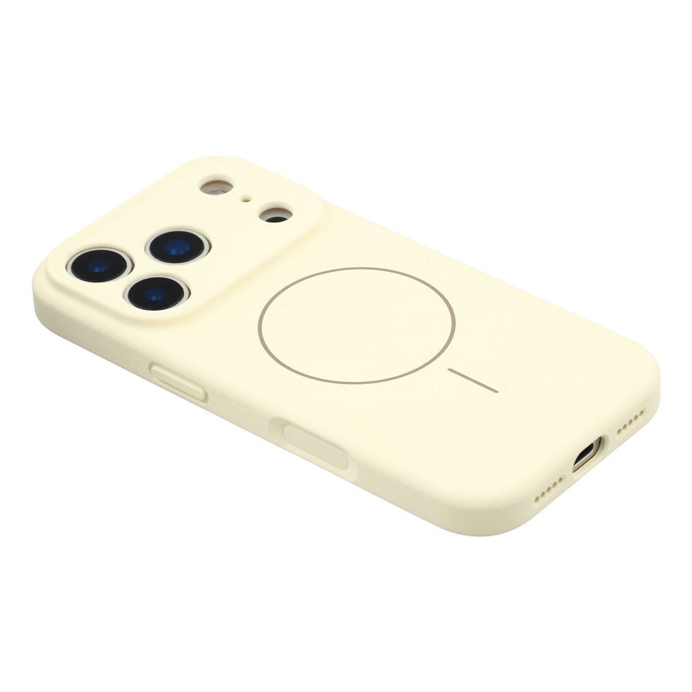 EIDERWOOD iPhone 17 Pro Max Fleksibelt Plastik Mobil Cover m. Foret Inderside - MagSafe Kompatibel - Hvid