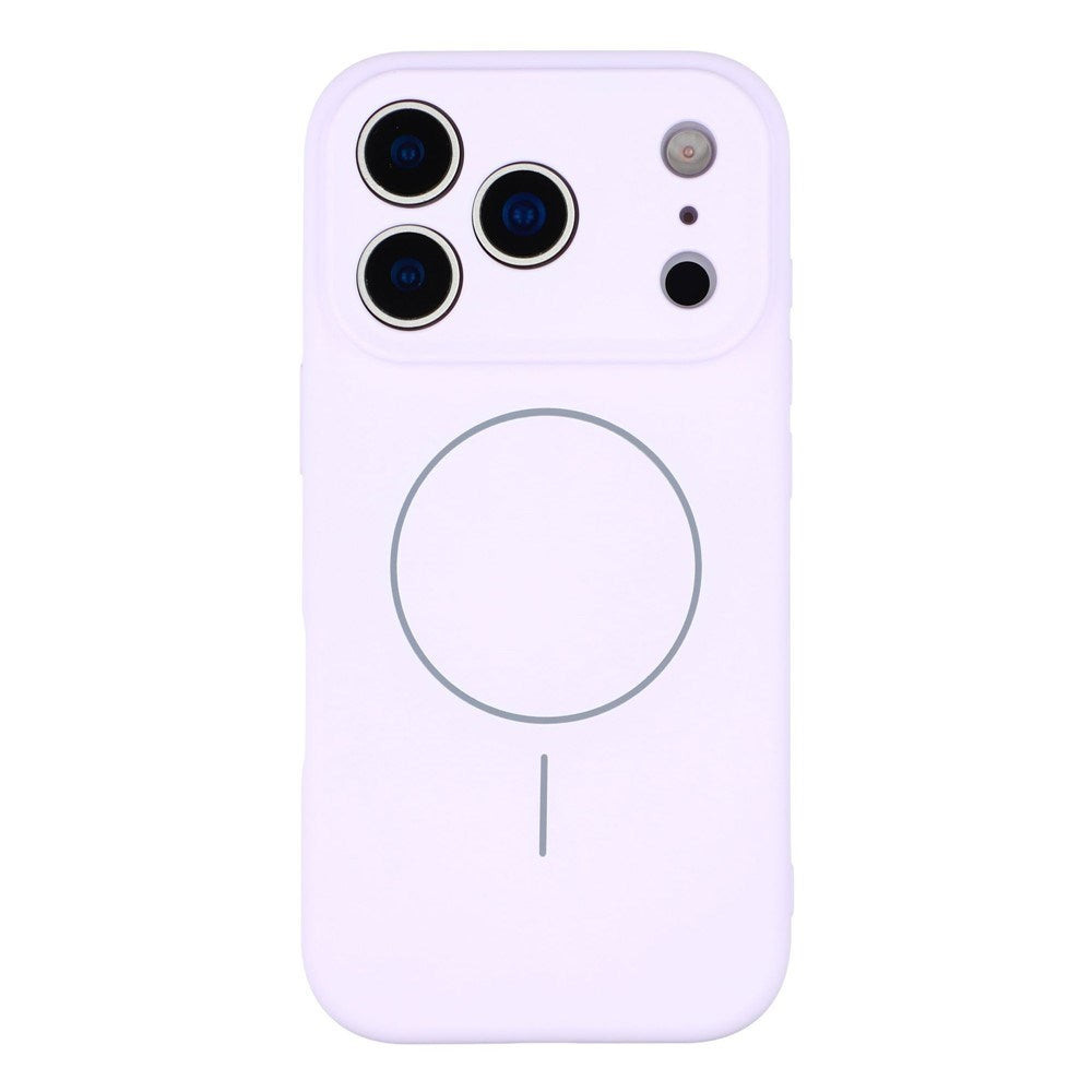 EIDERWOOD iPhone 17 Pro Max Fleksibelt Plastik Mobil Cover m. Foret Inderside - MagSafe Kompatibel - Lys Lilla