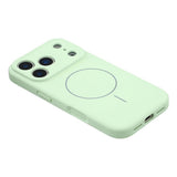 EIDERWOOD iPhone 17 Pro Fleksibelt Plastik Mobil Cover m. Foret Inderside - MagSafe Kompatibel - Mintgrøn