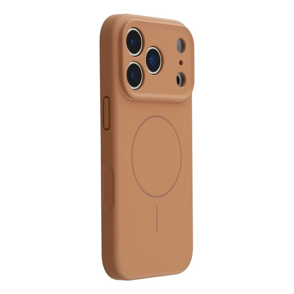 EIDERWOOD iPhone 17 Pro Fleksibelt Plastik Mobil Cover m. Foret Inderside - MagSafe Kompatibel - Brun