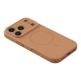 EIDERWOOD iPhone 17 Pro Fleksibelt Plastik Mobil Cover m. Foret Inderside - MagSafe Kompatibel - Brun