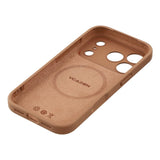 EIDERWOOD iPhone 17 Pro Fleksibelt Plastik Mobil Cover m. Foret Inderside - MagSafe Kompatibel - Brun