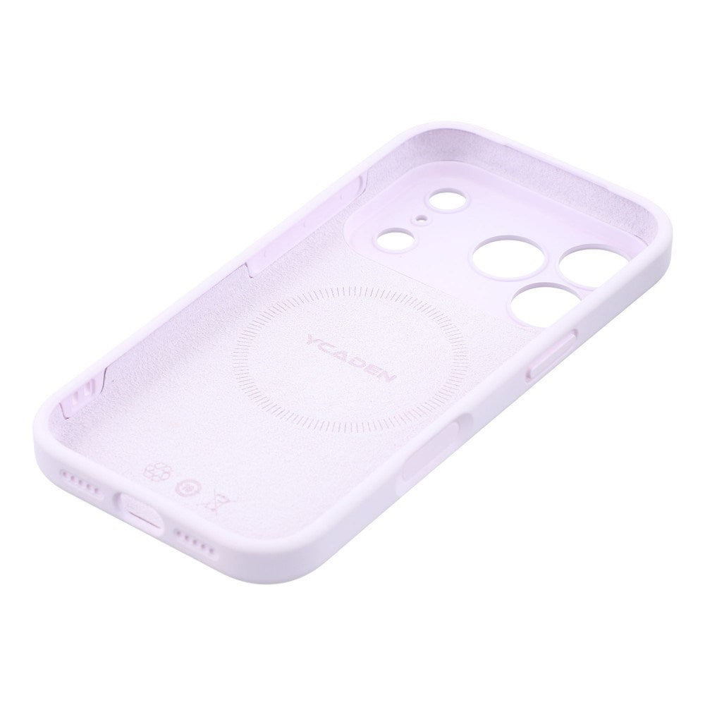 EIDERWOOD iPhone 17 Pro Fleksibelt Plastik Mobil Cover m. Foret Inderside - MagSafe Kompatibel - Lys Lilla