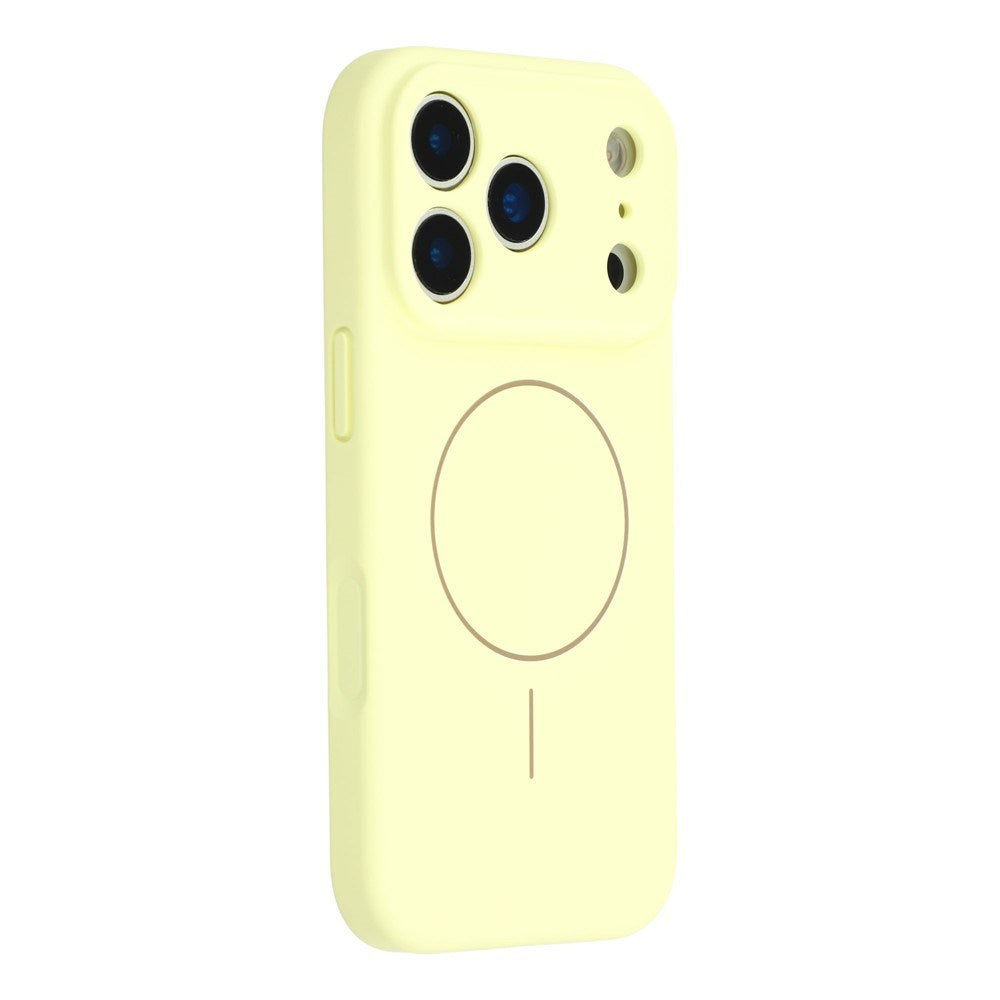 EIDERWOOD iPhone 17 Pro Fleksibelt Plastik Mobil Cover m. Foret Inderside - MagSafe Kompatibel - Gul