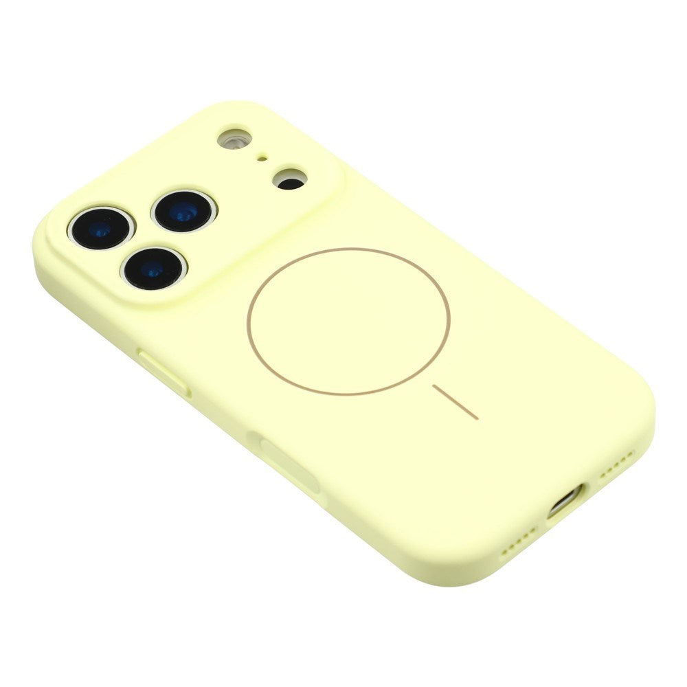 EIDERWOOD iPhone 17 Pro Fleksibelt Plastik Mobil Cover m. Foret Inderside - MagSafe Kompatibel - Gul