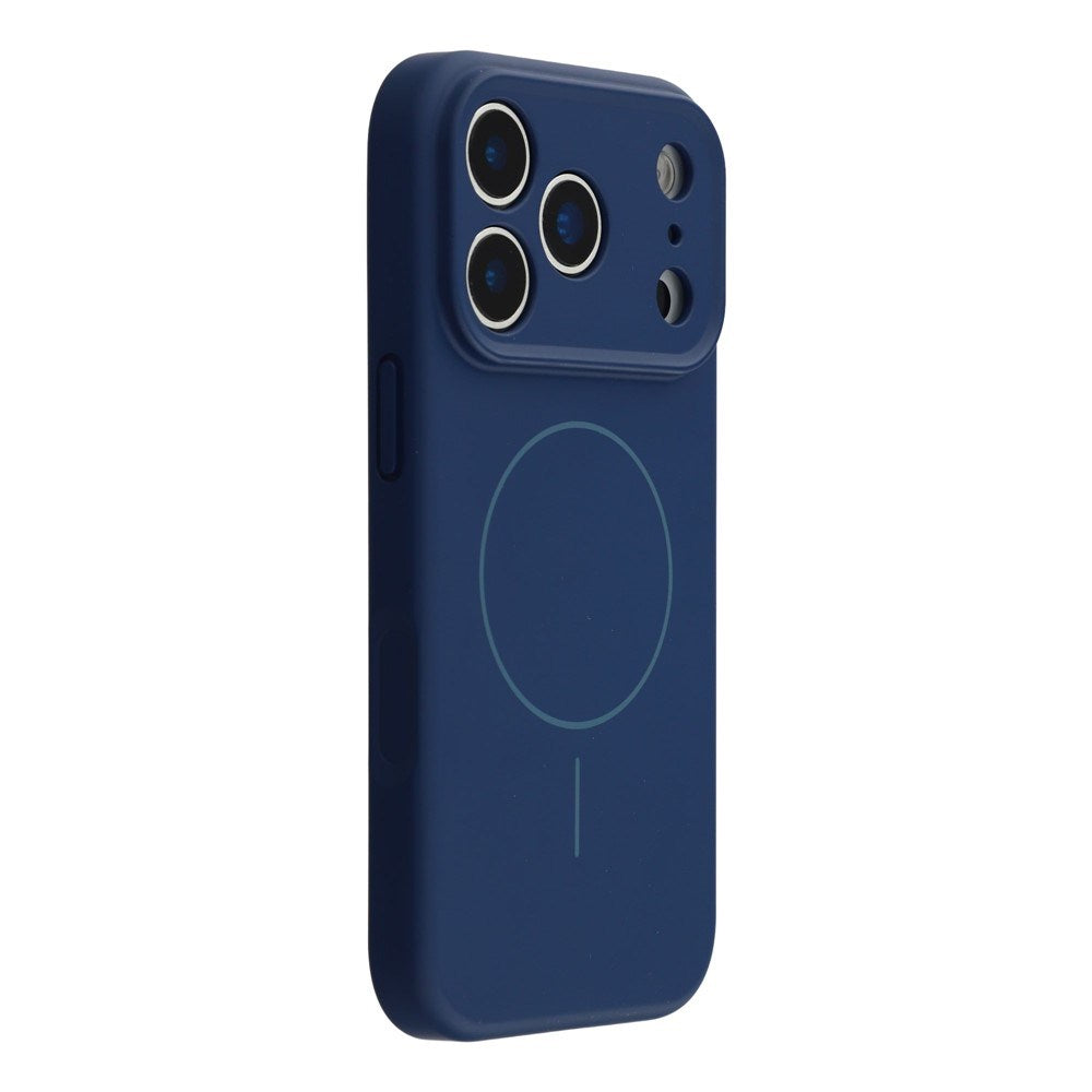 EIDERWOOD iPhone 17 Pro Fleksibelt Plastik Mobil Cover m. Foret Inderside - MagSafe Kompatibel - Mørkeblå