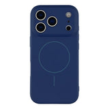 EIDERWOOD iPhone 17 Pro Fleksibelt Plastik Mobil Cover m. Foret Inderside - MagSafe Kompatibel - Mørkeblå