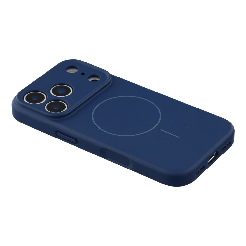 EIDERWOOD iPhone 17 Pro Fleksibelt Plastik Mobil Cover m. Foret Inderside - MagSafe Kompatibel - Mørkeblå