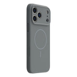 EIDERWOOD iPhone 17 Pro Fleksibelt Plastik Mobil Cover m. Foret Inderside - MagSafe Kompatibel - Mørkegrå