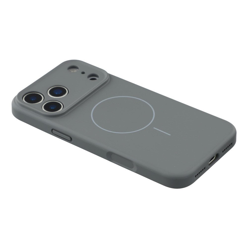 EIDERWOOD iPhone 17 Pro Fleksibelt Plastik Mobil Cover m. Foret Inderside - MagSafe Kompatibel - Mørkegrå
