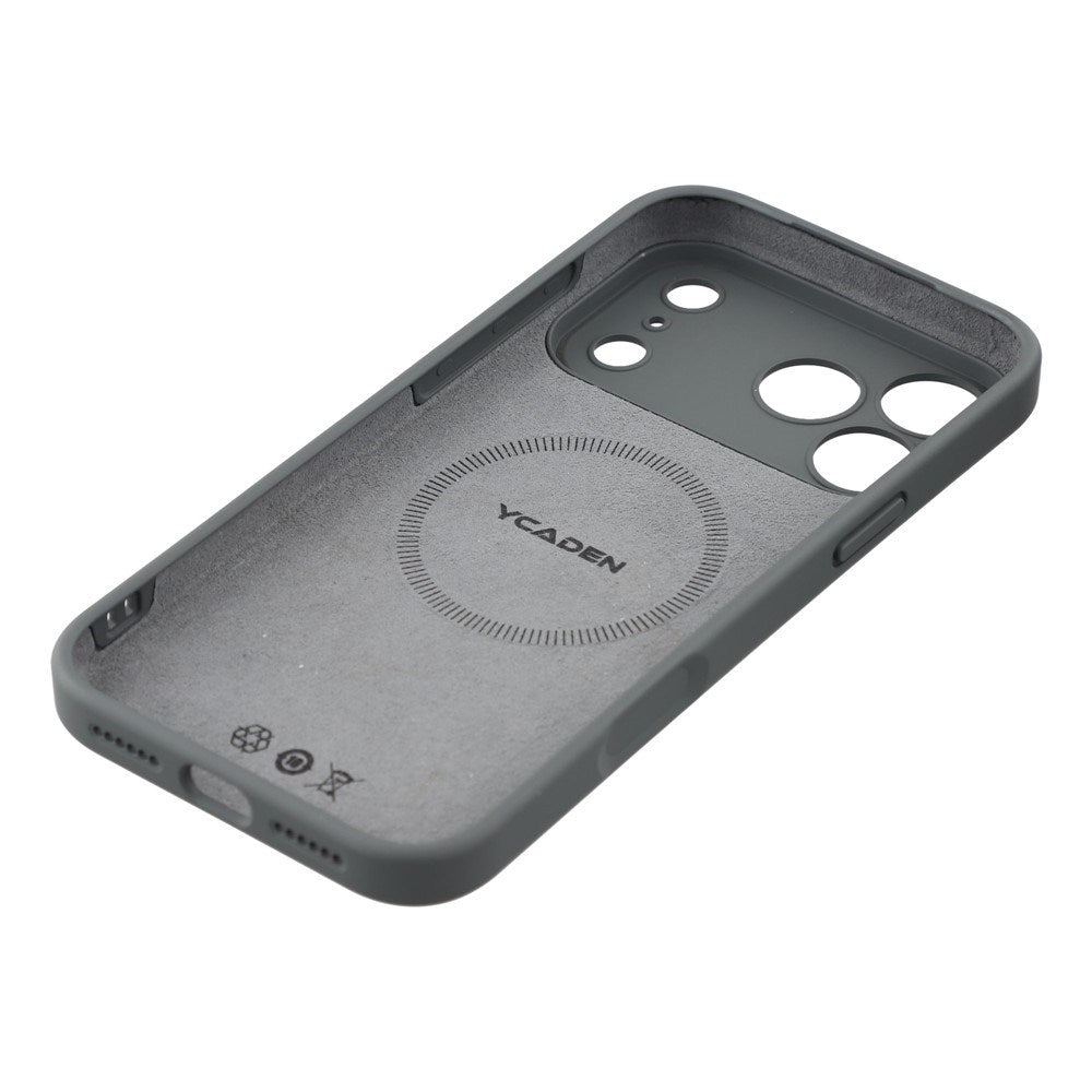 EIDERWOOD iPhone 17 Pro Fleksibelt Plastik Mobil Cover m. Foret Inderside - MagSafe Kompatibel - Mørkegrå