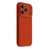 EIDERWOOD iPhone 17 Pro Fleksibelt Plastik Mobil Cover m. Foret Inderside - MagSafe Kompatibel - Mørkerød