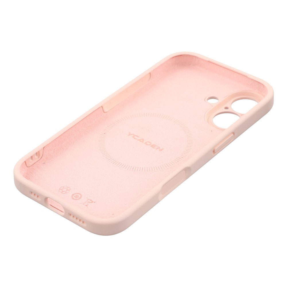EIDERWOOD iPhone 17 Fleksibelt Plastik Mobil Cover m. Foret Inderside - MagSafe Kompatibel - Lyserød