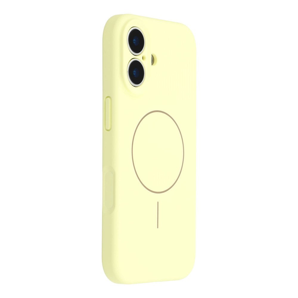 EIDERWOOD iPhone 17 Fleksibelt Plastik Mobil Cover m. Foret Inderside - MagSafe Kompatibel - Gul