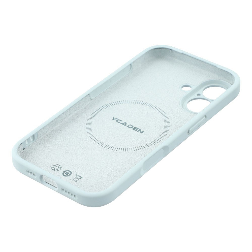 EIDERWOOD iPhone 17 Fleksibelt Plastik Mobil Cover m. Foret Inderside - MagSafe Kompatibel - Lyseblå