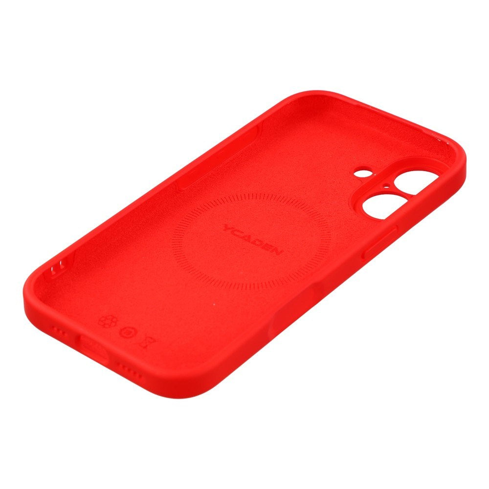 EIDERWOOD iPhone 17 Fleksibelt Plastik Mobil Cover m. Foret Inderside - MagSafe Kompatibel - Rød