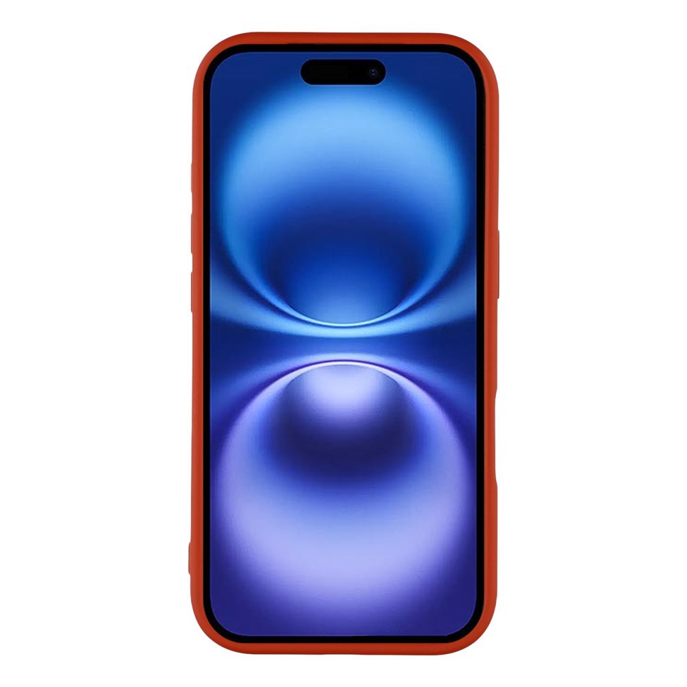 EIDERWOOD iPhone 17 Fleksibelt Plastik Mobil Cover m. Foret Inderside - MagSafe Kompatibel - Mørkerød