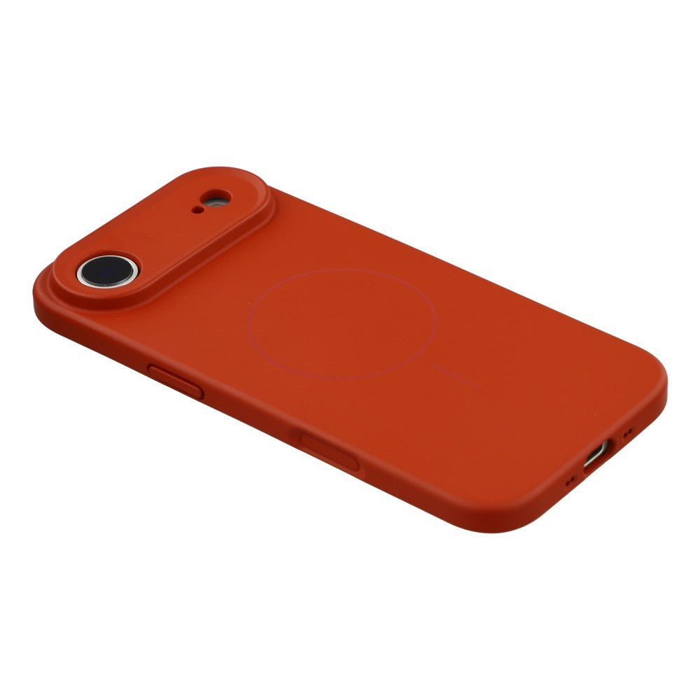 EIDERWOOD iPhone Air Fleksibelt Plastik Mobil Cover m. Foret Inderside - MagSafe Kompatibel - Mørkerød