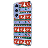 EIDERWOOD Samsung Galaxy S23 Fleksibelt Plast Jule Mobil Cover - Gennemsigtig / Mønster