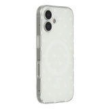 EIDERWOOD iPhone 17 Hybrid Mobil Cover m. Polka Design - MagSafe Kompatibel - Gennemsigtig / Hvid