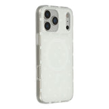EIDERWOOD iPhone 17 Pro Hybrid Mobil Cover m. Polka Design - MagSafe Kompatibel - Gennemsigtig / Hvid