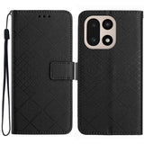 EIDERWOOD OnePlus 15 Kunstlæder Mobil Flipcover m. Aftryk - Sort