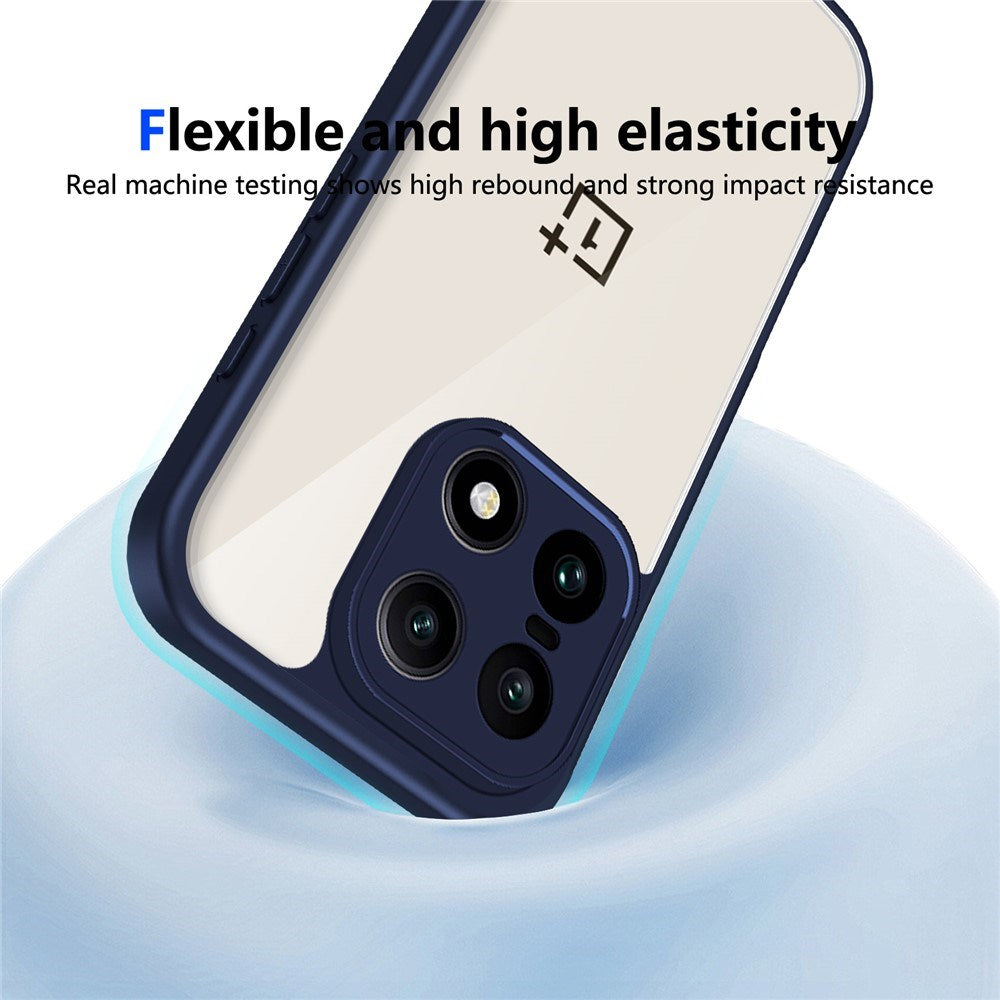 EIDERWOOD OnePlus 15 Fleksibelt Plast Mobil Cover - Gennemsigtig/Blå