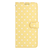 EIDERWOOD Xiaomi 17 Pro Kunstlæder Flip Mobil Cover m. Polka Design - Gul