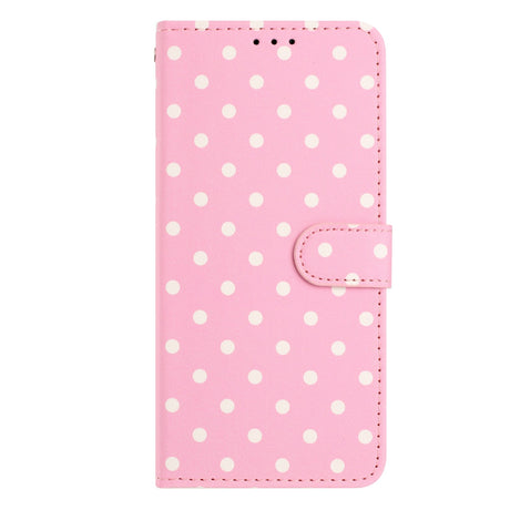 EIDERWOOD Xiaomi 17 Pro Kunstlæder Flip Mobil Cover m. Polka Design - Lyserød