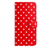 EIDERWOOD Xiaomi 17 Pro Kunstlæder Flip Mobil Cover m. Polka Design - Rød